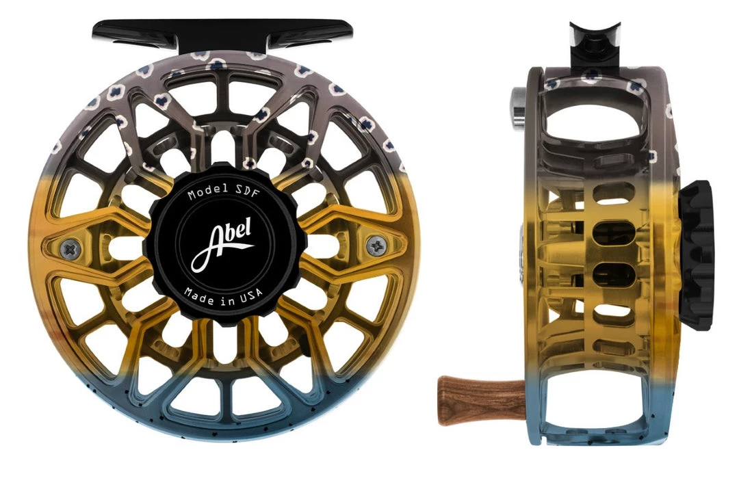 Abel Sdf 5/6 Reel - Ported In Fish Graphics 19 Abel Sdf 5/6 Reel - Ported In Fish Graphics