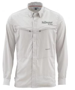 Clothing Simms Men'S Bugstopper Intruder Bicomp L/S Shirt Sfs Logo