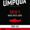 Umpqua Drew'S Speed Loop Clear 8-Up (3 Pack)