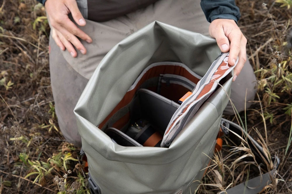 Fishpond Castaway Roll Top Gear Bag - Shale - Closeout Bags And Packs 5 Fishpond Castaway Roll Top Gear Bag - Shale - Closeout Bags And Packs