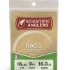 Scientific Anglers Bass Leader - 9' - 2 Pack