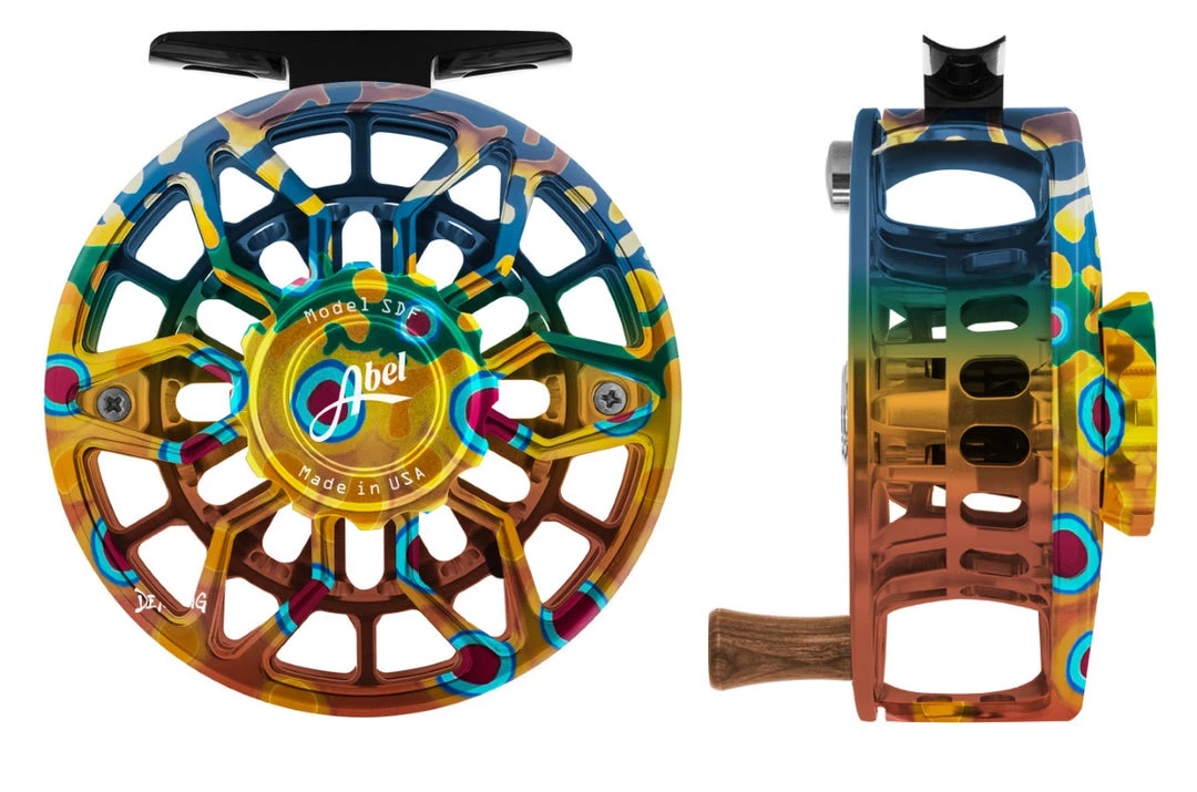 Abel Sdf 4/5 Reel - Ported In Fish Graphics Reels 9 Abel Sdf 4/5 Reel - Ported In Fish Graphics Reels