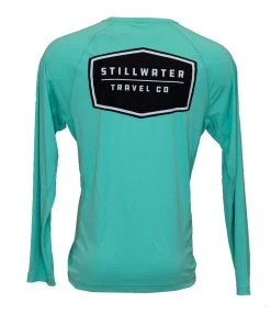 STC LOGO Clothing Simms Solarflex L/S Crewneck - Solid Sfs Travel Logo