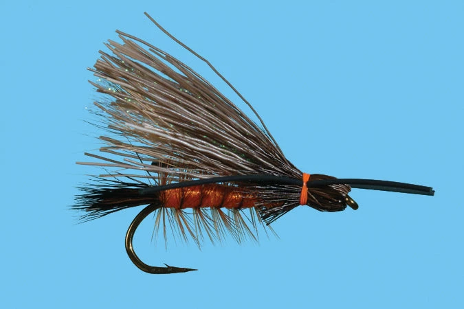 Solitude Fluttering Salmon Fly (D185) 6-Pack Flies 3 Solitude Fluttering Salmon Fly (D185) 6-Pack Flies
