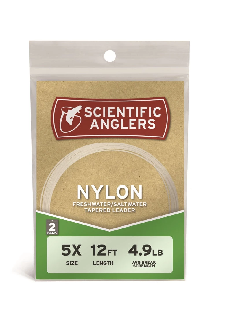 Scientific Anglers Nylon Leader - 9' - 2 Pack - Closeout 3 Scientific Anglers Nylon Leader - 9' - 2 Pack - Closeout