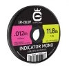 Cortland Indicator Mono Leader Tri-Color 50 Ft