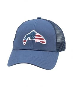 Clothing Simms Small Fit Usa Trout Trucker - Closeout
