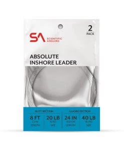 Scientific Anglers Absolute Inshore Leader - 2 Pack