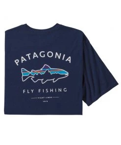 Patagonia Men'S Framed Fitz Roy Trout Organic Tee