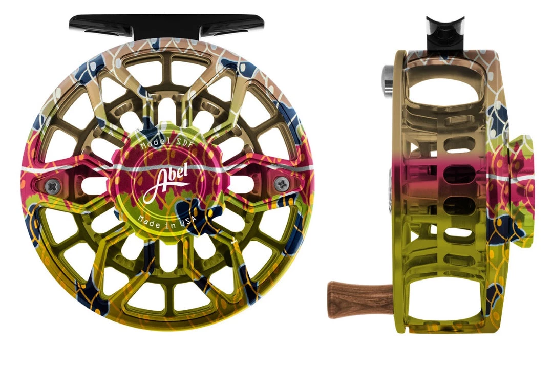 Abel Sdf 4/5 Reel - Ported In Fish Graphics Reels 14 Abel Sdf 4/5 Reel - Ported In Fish Graphics Reels