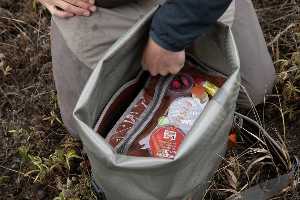 Fishpond Castaway Roll Top Gear Bag - Shale - Closeout Bags And Packs 4 Fishpond Castaway Roll Top Gear Bag - Shale - Closeout Bags And Packs