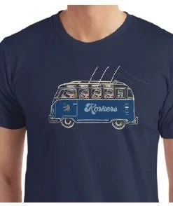 Clothing Korkers Heritage Fish Bus Tee